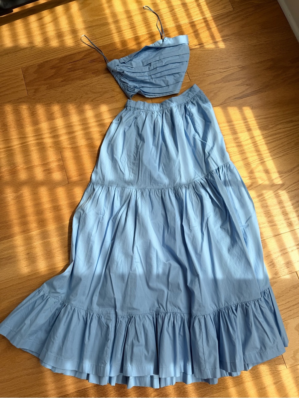 Abercrombie & Fitch blue xs skirt set